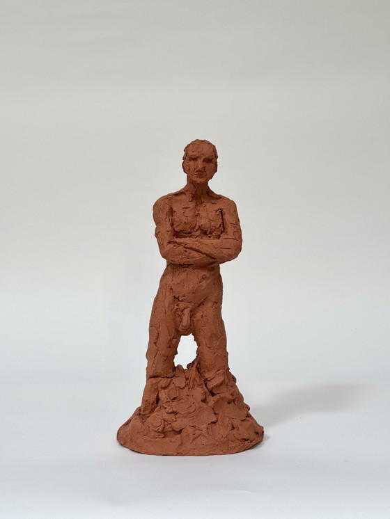 Image 1 of Terracotta Sculpture of a Man - Yolande Ide (1930)