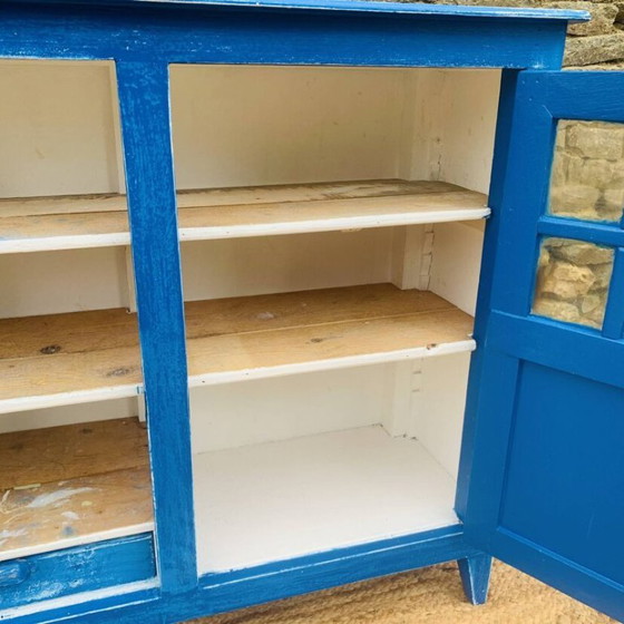 Blue Parisian Cabinet – High Boards, Wood (photo 14 of 14)
