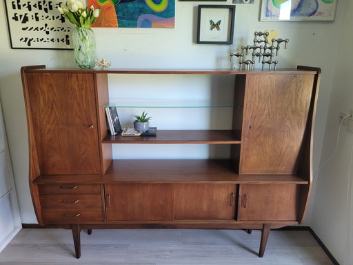 Vintage Mid-Century cabinet, wall cabinet, sideboard