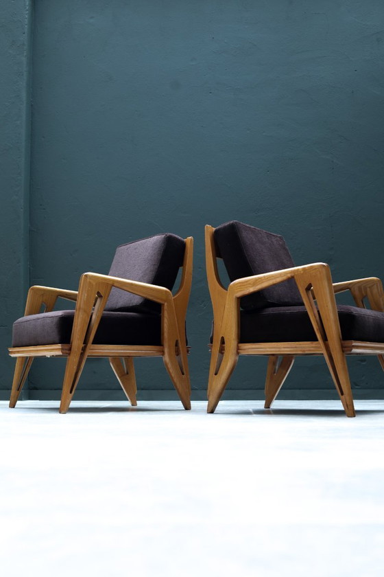 Image 1 of Set di due poltrone di FRANCO CAMPO & CARLO GRAFFI