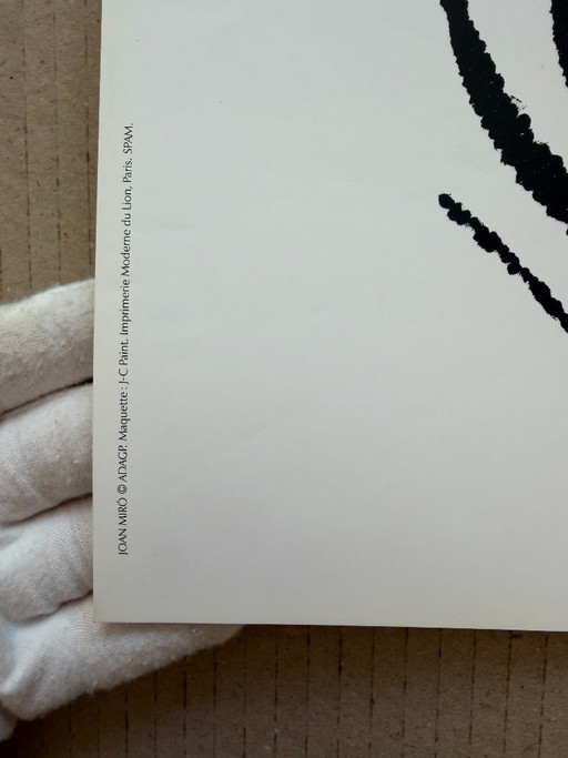 Joan Miró, Roland Garros, 1991, Póster vintage, Impreso en Francia – posters, Paper (photo 2 of 6)