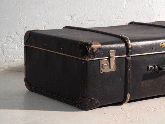 Antique WICO travel trunk in vulcanised fibre – Germany, circa 1930 – Travel bags, Metal, Art Deco (photo 24 of 40)