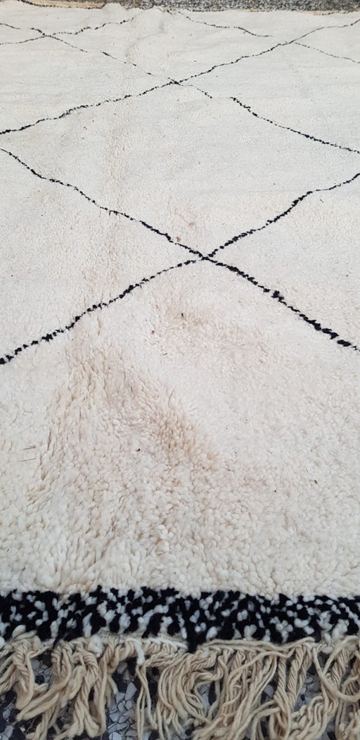 Handgeknoopt Berber kleed wol 290x196cm