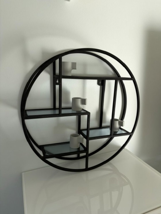 Bolia Circular Shelf wall racks – set of 4 – Wall decoration, Glass (photo 11 of 22)