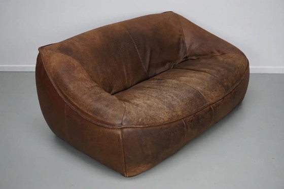 Image 1 of Divano Gerard van den Berg Ringo in pelle vintage, anni '70