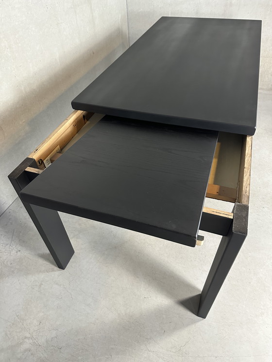 Image 1 of Vintage 1970'S Brutalist Extendable Dining Table