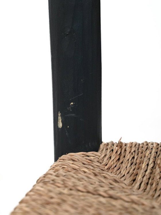 Image 1 of Ensemble de cinq chaises marocaines en bois bleu