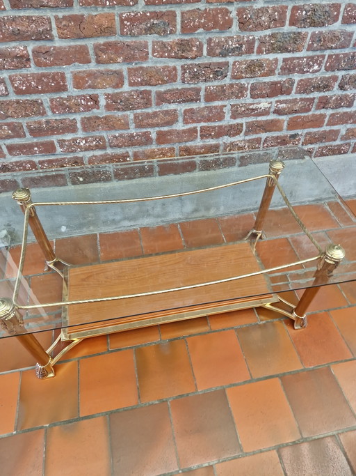 Vintage Hollywood Regency Coffee Table – Curvasa Muebles – 1970s – salontafels, Glass