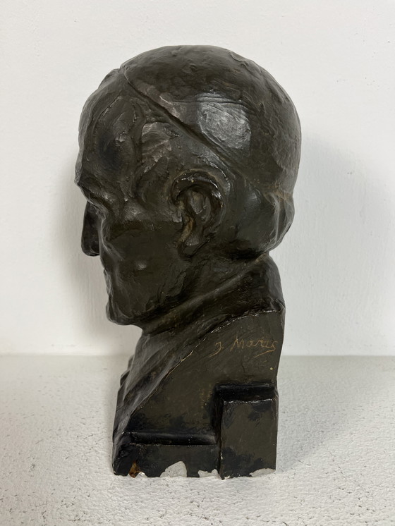 Image 1 of Scultura busto Art Deco Jacob Jacco Maris scultore
