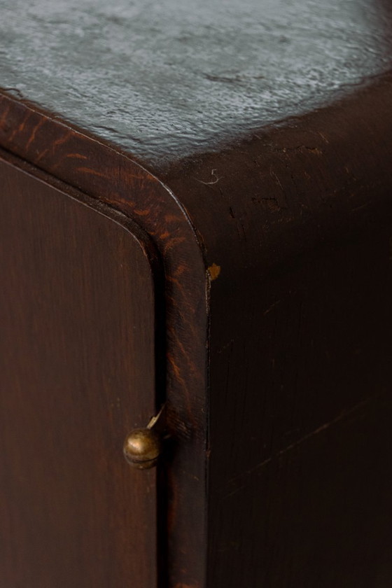 Image 1 of 1930s art deco grand mirror vanity