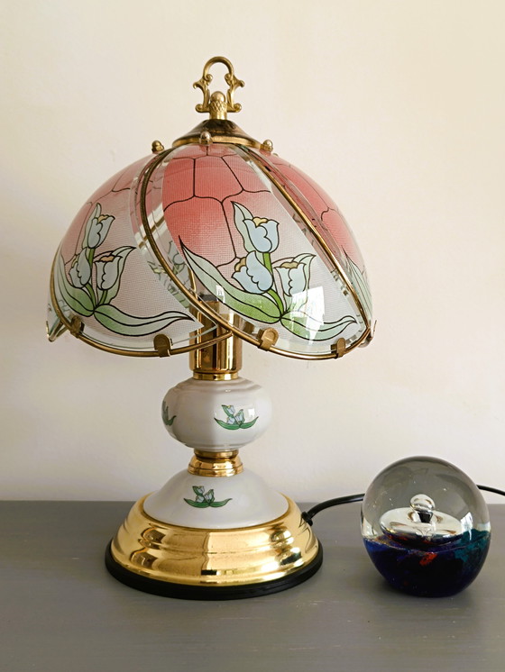 Image 1 of Lampe à Poser Style Tiffany