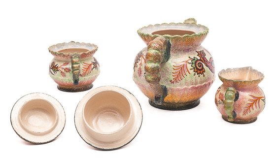 Image 1 of Servizio da caffè Paul Fouillen Quimper