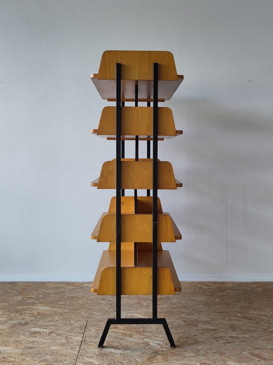 Image 1 of 1950s library cabinet room divider