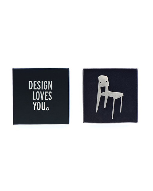 Brooch Prouvé chair no. 4 standard