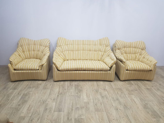 Mid-Century Modern Space Age Modular Sofa, 1960s, Set of 3 (photo 3 of 24)