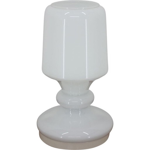Lámpara de mesa de cristal de mediados de siglo, Stefan Tabery, década de 1960