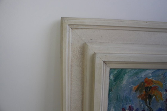 Image 1 of Handgemaltes Gemälde, Öl auf Leinwand, Signiert, Tschechoslowakei, 1963