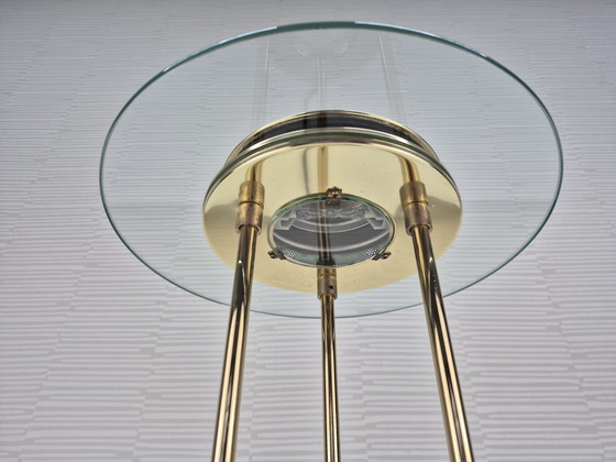 Image 1 of Lampada da tavolo Saturn di Robert Sonneman. Lampada da scrivania vintage in ottone.