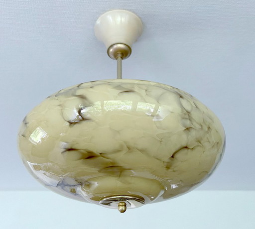 Art Deco Glass Pendant Lamp