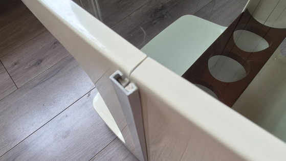 Image 1 of Vintage plastic space age bar cart trolley side table