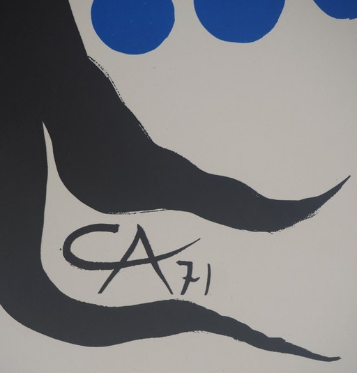 Alexander Calder : Arbre Heureux, Affiche en Lithographie Originale Signée – posters, Paper (photo 2 of 6)