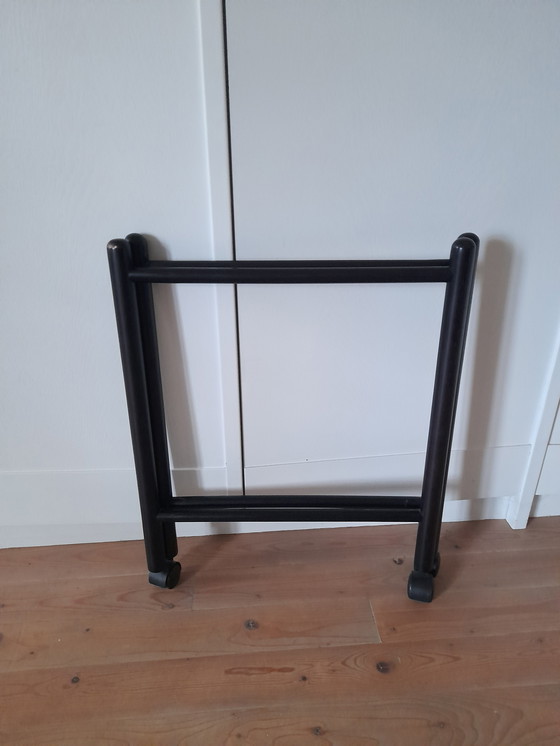 Image 1 of Desserte danoise pliable double plateau 1980s