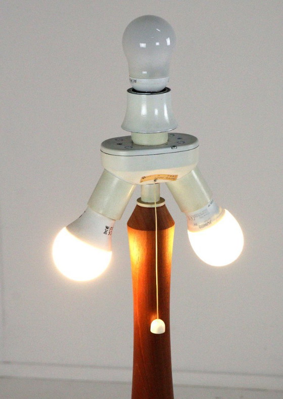 Image 1 of Lampada da tavolo grande Domus vintage in teak