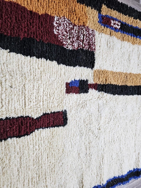 Alfombra tradicional tejida a mano de lana natural, tamaño 2/3 m. – Aime Té, Wool (photo 8 of 9)