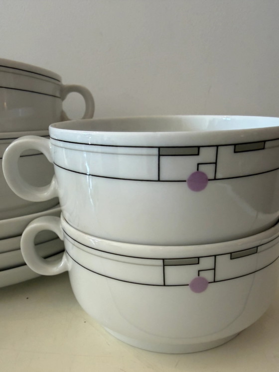 Set di 4 ciotole da zuppa in porcellana con piattini di Thomas Germany – Stoviglie, Porcelain (photo 3 of 7)