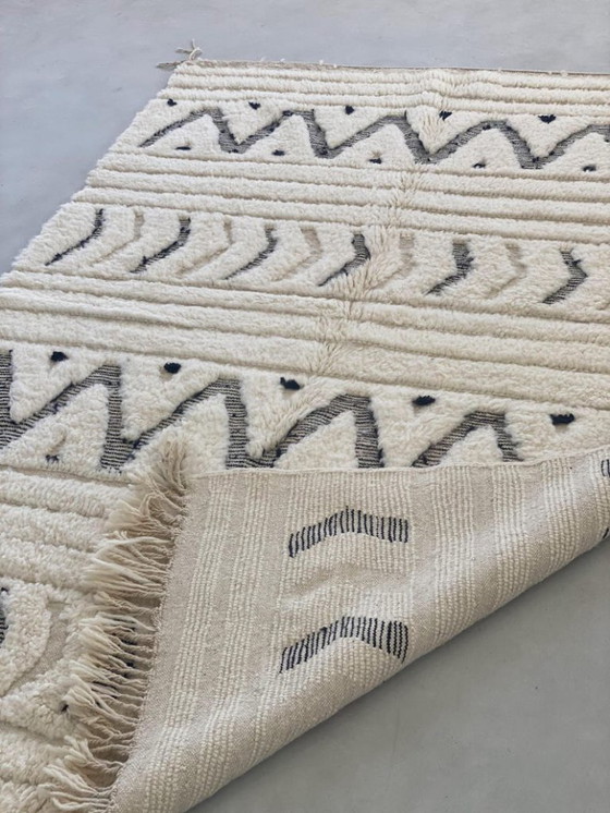 Image 1 of Tapis Beni Ouarain en laine authentisch 200cmx150cm