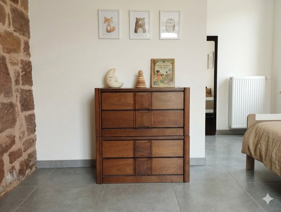 Paar vintage Scandinavische design modules, nachtkastje, ladekast, dressoir, tafel – Ladekasten, Anders (photo 19 of 19)