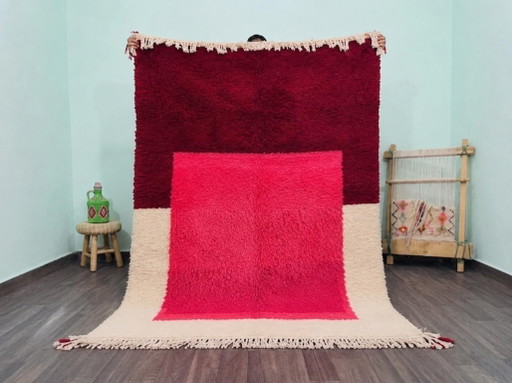 Tapis bérbere artisanal marocain en laine 250cmx150cm