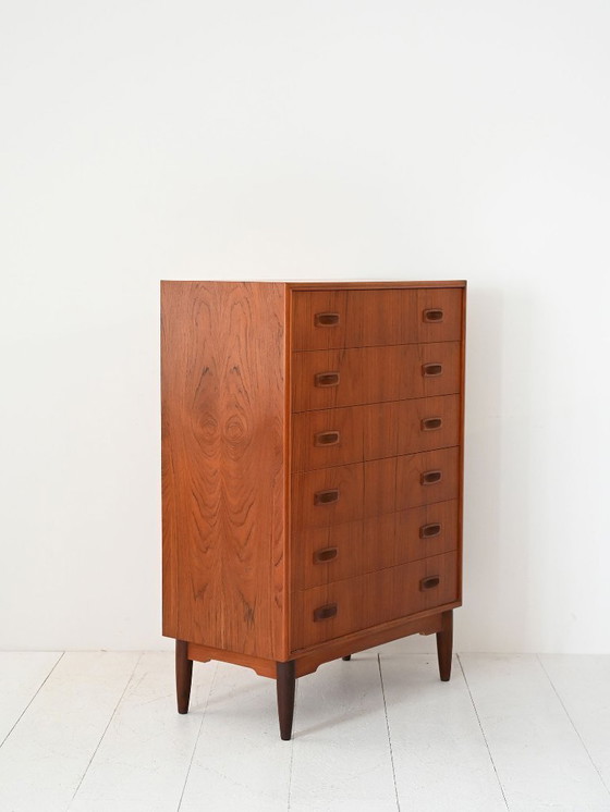 Image 1 of Scandinavische vintage teakhouten voorraadkast Sestina, jaren 1960