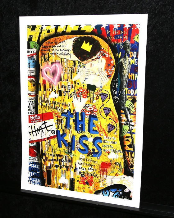 Image 1 of Jisbar (Jean-Baptiste Launay) - Il bacio, 2023 - Gicleé - firmato a mano