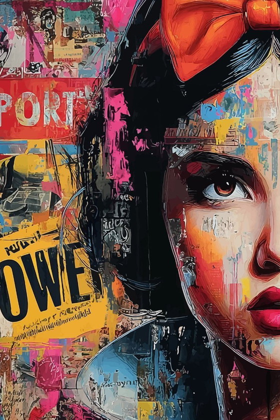 Image 1 of IPR GRAPH - Blancanieves / Dulce niña - Lienzo del artista