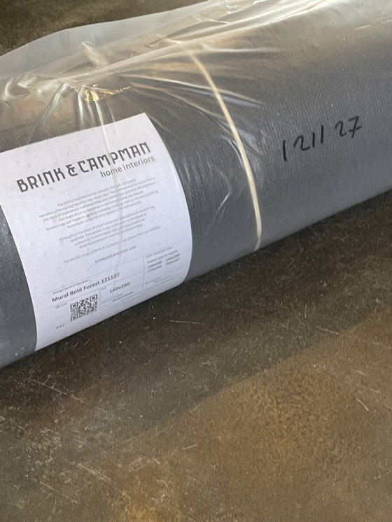 Image 1 of Tappeto Brink en Campman Twinset Mural Bold Forest