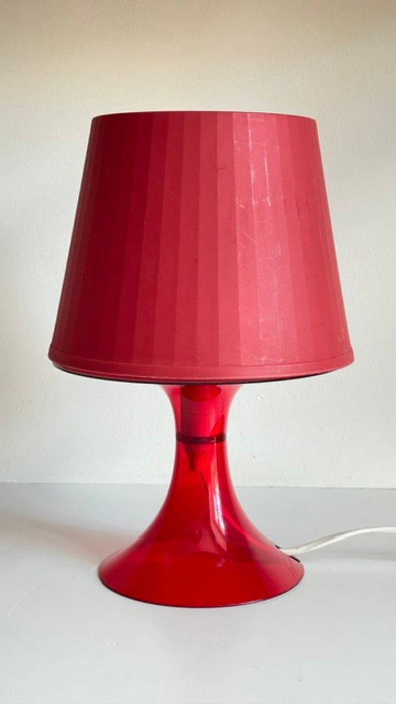 Red Ikea Vintage Lamp – Table lamps, Plexiglass (photo 2 of 24)