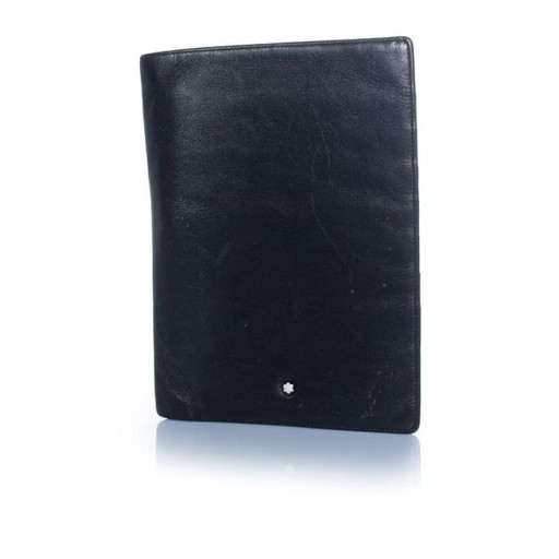 Montblanc, leather wallet with pen