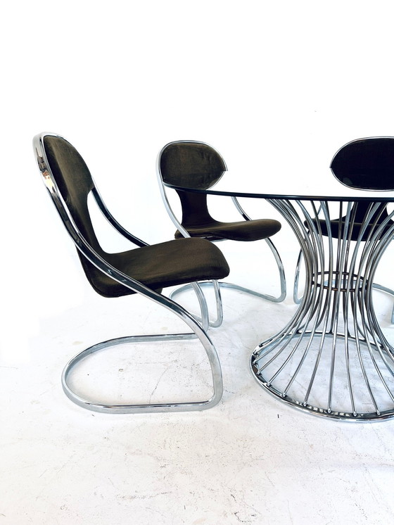Image 1 of Space Age Dining Room Set, Gastone Rinaldi '70