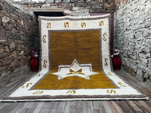 Traditionelle marokkanische Teppiche in Leinenoptik, 350 cm x 200 cm