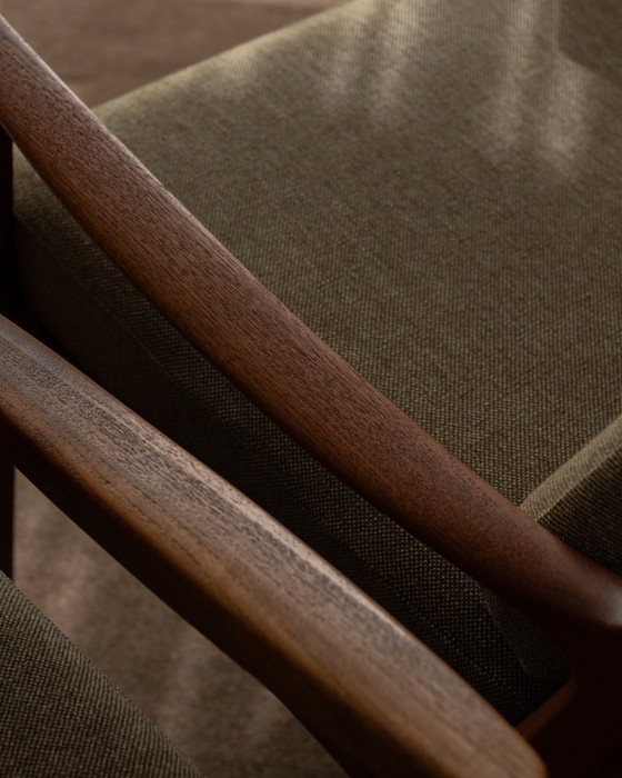 Image 1 of Fauteuil Senator vintage par Ole Wanscher pour Cado | Fauteuil lounge danois en teck | Style scandinave moderne | Années 1960