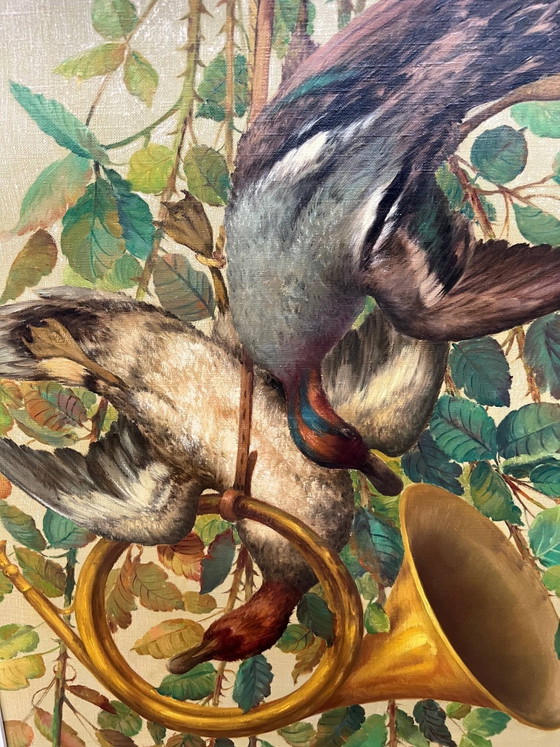 Hunting style painting. Oil on canvas. – Paintings & Drawings (photo 5 of 7)