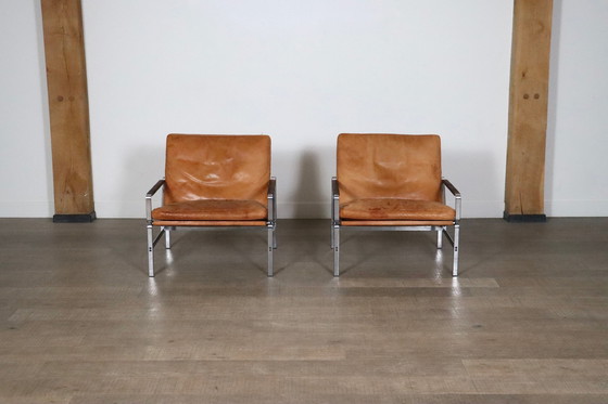 Image 1 of Pair Of Fk6720 Lounge Chairs By Fabricius & Kastholm For Kill International 1960S