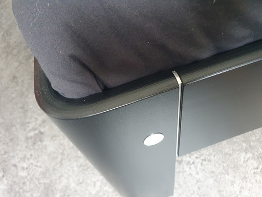 Auping Auronde Bett 180x200, schwarz 41 cm hoch