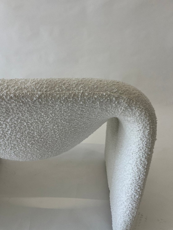 Sedia di design poltrona bouclé – Poltrone, Lana (photo 8 of 10)