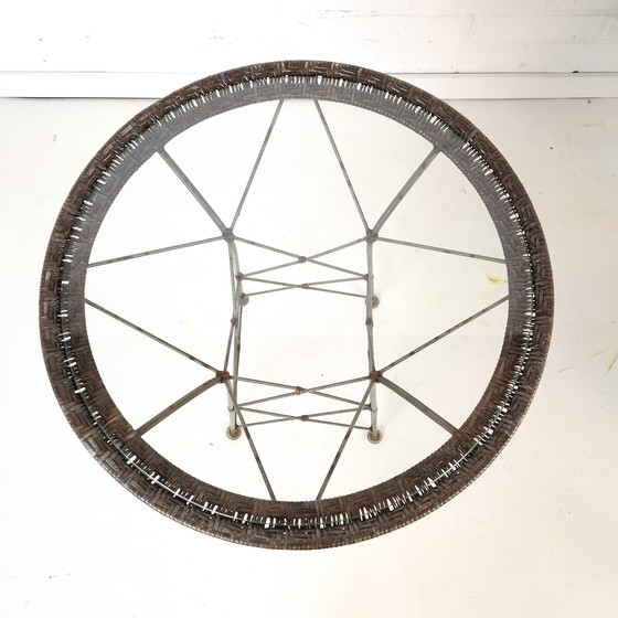 Image 1 of Vintage Yuzuru Yamakawa fauteuil met salontafel