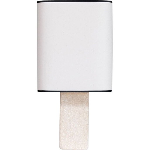 Vintage stoneware lamp, Belgium 1960