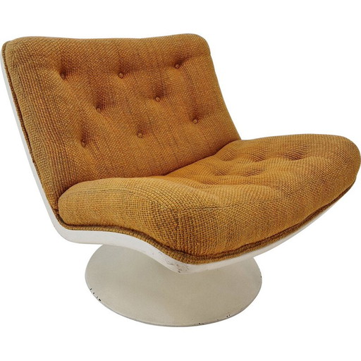 Vintage model 975 fauteuil in wol van Geoffrey Harcourt voor Artifort, 1970