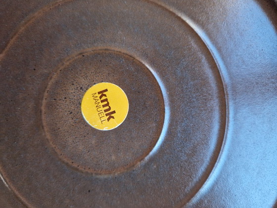 Image 1 of Wall plate.KMK Manuell.Germany.Elephant&palm tree motif.