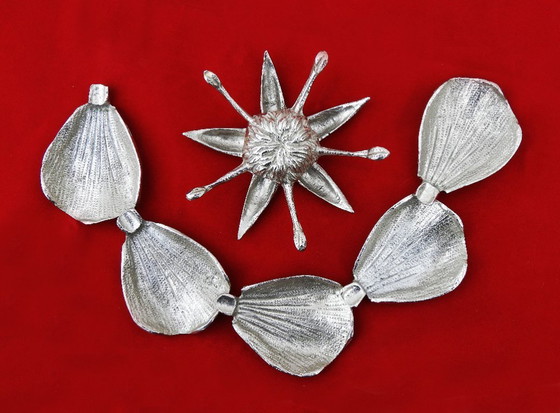 Image 1 of Gucci Style Five Petal Flower Ashtray or Catch-all Mid Century Italy C1960s